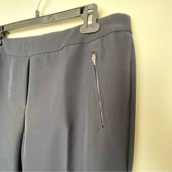 SALE. Zac & Rachel Navy Blue Women's Flattering Pull-on Slim Leg Pant Size 10 - Picture 5 of 12